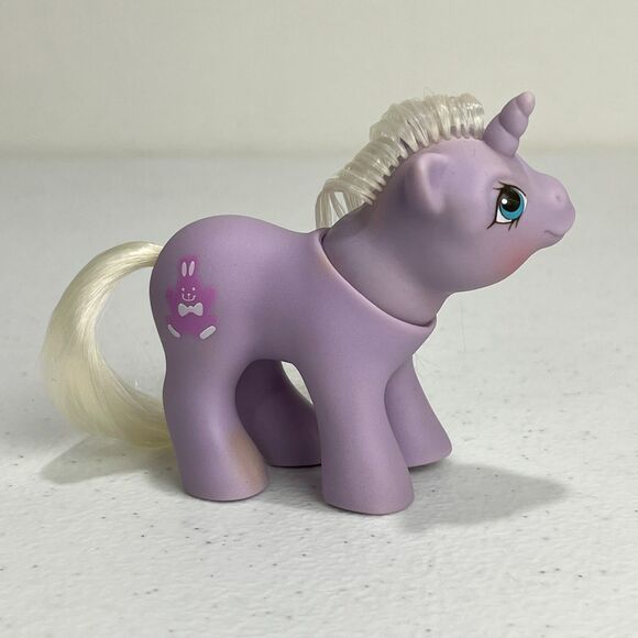 VTG My Little Pony G1 Peek A Boo Baby Noddins Unicorn Purple Bunny Hasbro 1987 - Picture 6 of 16